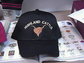 Highland Cattle Black Hat