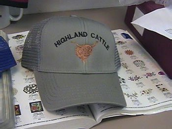 Highland Cattle Gray Hat