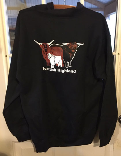 HHCA Highland Hoodie Black