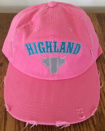 Pink Highland Summer Cap