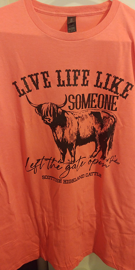 HHCA Live Life T-Shirt - Mauve