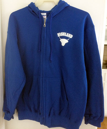 HHCA Zippered Hoodie